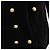 Blazer doppiopetto Balmain in velluto nero - vista 4