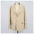 Blazer oversized boxy Nanushka Sea Cream in lana e seta Crudo