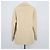 Blazer oversized boxy Nanushka Sea Cream in lana e seta Crudo - vista 3