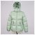 Moncler Steppjacke mit Kapuze aus Nylon in Mintgrün Hellgrün