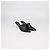 Mules Chanel in pelle nera e pelle verniciata con perle e punta cap toe Nero - vista 2