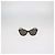 Chanel Black,Beige Butterfly Sonnenbrille Schwarz