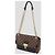 Borsa Louis Vuitton Vavin PM in tela Damier Ebene nera D'oro - vista 2