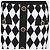 Balmain Black, White Blend Viscose Diamond Pattern Knit Mini Skirt - view 4