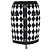 Balmain Black, White Blend Viscose Diamond Pattern Knit Mini Skirt