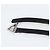Cinturón Bottega Veneta de piel negra con hebilla triangular fina Negro - vista 5