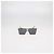 Occhiali da sole Louis Vuitton Gold, Black Cyclone Metal D'oro