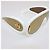 Gafas de sol Loewe White Mirrored Anagram Wave Mask Blanco - vista 5