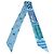 Hermès Hermes Blue Silk Colliers de Chiens Print Twilly