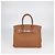 Hermès Borsa Birkin 30 Hermes in pelle Togo Gold con hardware Palladium Marrone