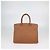 Hermès Borsa Birkin 30 Hermes in pelle Togo Gold con hardware Palladium Marrone - vista 3