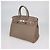 Hermès Borsa Birkin 35 Hermes in pelle Clemence Etoupe con hardware Palladium Taupe - vista 2