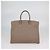 Hermès Borsa Birkin 35 Hermes in pelle Clemence Etoupe con hardware Palladium Taupe - vista 3