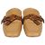 Loewe Mules flats Gate em couro Tan Alaia Marrom