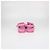 Chanel Dad Flache Sandalen aus rosa gestepptem Lackleder Pink - Ansicht 5