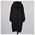 Prada Black Blend Wool Belted Hoodie Coat - view 3