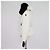 Veste Moncler Off White en polyester avec capuche amovible bordée de fourrure et ceinture Blanc - vue 2