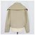 Top Maxi Piligrim in misto lana e seta beige Nanushka - vista 3