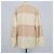 Nanushka Mini Abito in Patchwork di Eco-pelle Beige e Crema - vista 3