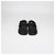 Sandali Dad in pelle matelassé nera Chanel Nero