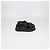 Sandali Dad in pelle matelassé nera Chanel Nero - vista 3