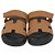 Hermès Hermes Chypre Sandalen aus Naturel Leder Braun
