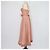 Abito midi in lino e seta Luna Ruffle Dusty Peach di Zimmermann Pesca - vista 2