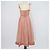 Abito midi in lino e seta Luna Ruffle Dusty Peach di Zimmermann Pesca - vista 3