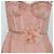 Abito midi in lino e seta Luna Ruffle Dusty Peach di Zimmermann Pesca - vista 4