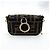 Borsa Fendi Baguette NM Zucca Canvas Mini Nero - vista 3