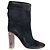 Botines de cuero Chloé con tacón transparente Multicolor