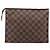 Necessaire Louis Vuitton Damier 26 Marrone - vista 2