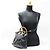 Borsa a spalla Gucci Bamboo Marrone Nero - vista 4