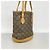 Borsa Tote Louis Vuitton Monogram Bucket PM Marrone - vista 2