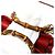 Borsa a tracolla Gucci Bamboo Rosso Crudo - vista 9