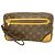 Sac Pochette Louis Vuitton Monogram Marly Dragonne GM Marron