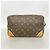 Sac Pochette Louis Vuitton Monogram Marly Dragonne GM Marron - vue 9
