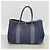 Hermès Hermes Garden PM Tote Bag Marineblau - Ansicht 11