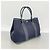 Hermès Hermes Garden PM Tote Bag Marineblau - Ansicht 2
