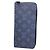 Louis Vuitton Monogram Shadow Zippy Wallet Blue Navy blue