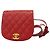 Borsa da vita Chanel Matelassé in pelle Caviar Rosso