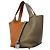 Hermès Bolso Hermes Picotin Lock Casaque PM Dorado Gris pardo