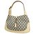 Borsa a tracolla Gucci GG Canvas Jackie Marrone Crudo