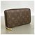 Portafoglio Zippy Monogram Louis Vuitton Marrone Fuschia - vista 2