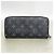 Portafoglio Zippy Louis Vuitton Monogram Eclipse Nero - vista 8