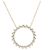 Pendente Open Circle Tiffany & Co. in oro rosa 18K con diamanti D'oro - vista 2