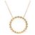 Pendente Open Circle Tiffany & Co. in oro rosa 18K con diamanti D'oro - vista 3