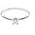 Cartier Solitaire 1895 Platina com Diamante RBC .22CT Prata