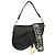 Christian Dior Saddle Leather Medium Schwarz
