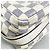Borsa a tracolla Louis Vuitton Damier Azur Naviglio Bianco - vista 6